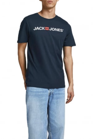Tricou JACK &JONES Corp Logo - 12137126-Navy Blazer SLIM FIT [2]