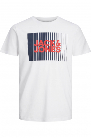 ÎMBRĂCĂMINTE - Tricou JACK &JONES Corp Logo - 12233999-White