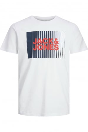 ÎMBRĂCĂMINTE - Tricou JACK &JONES Corp Logo Play JNR - 12237411-White