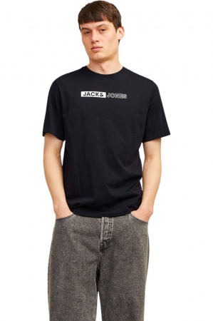 ÎMBRĂCĂMINTE - Tricou JACK &JONES Corp Logo Play5 - 12233999-Black P5
