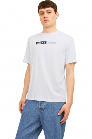 TRICOURI - Tricou JACK &JONES Corp Logo Play5 - 12233999-White P5