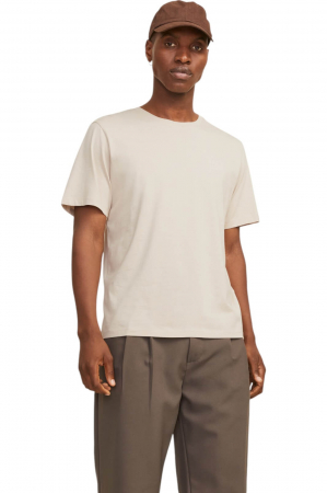 TRICOURI - Tricou JACK &JONES Corp Logo Small Print - 12151955-Moonbeam