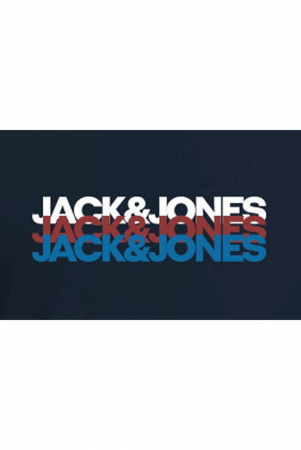 Tricou JACK &JONES Cyber - 12256777-Navy Blazer [3]