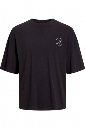 BĂRBAŢI - Tricou JACK &JONES Dragon Back Print - 12273504-Black