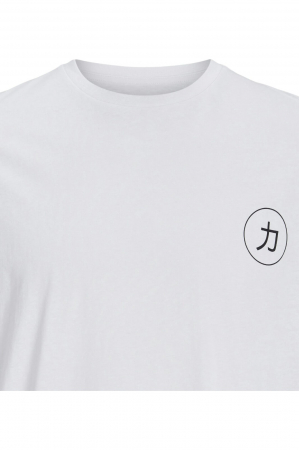 Tricou JACK &JONES Dragon Back Print - 12273504-White [2]