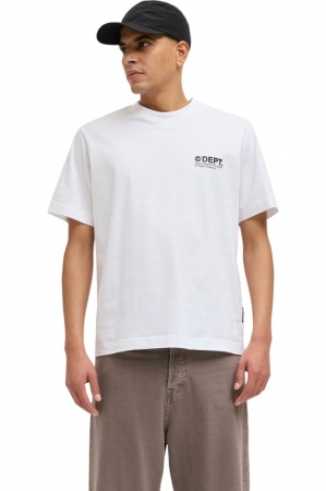 ÎMBRĂCĂMINTE - Tricou JACK &JONES Dynamic Dust - 12273867-Bright White