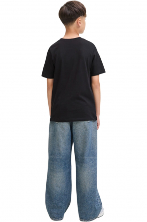 Tricou JACK &JONES Geplas Crew JNR - 12279670-Black [1]