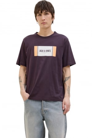 BĂRBAŢI - Tricou JACK &JONES Hayato BTS LN - 12278508-Plum Perfect