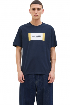 BĂRBAŢI - Tricou JACK &JONES Hayato BTS LN - 12278508-Sky Captain