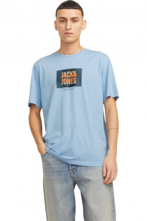 TRICOURI - Tricou JACK &JONES Hudson - 12268477-Chambray Blue