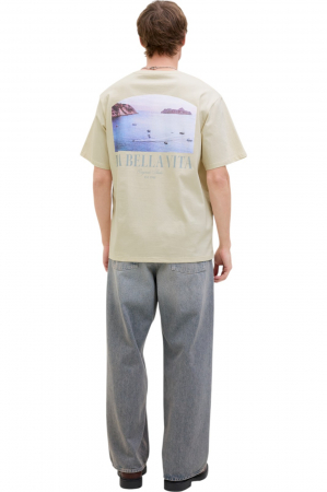 Tricou JACK &JONES Hydra Photo - 12276825-Antique White [1]