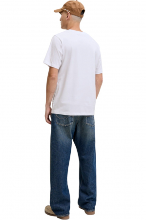 Tricou JACK &JONES Inwood Block Branding - 12283628-Bright White [1]