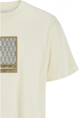 Tricou JACK &JONES Islington AOP - 12273019-Antique White [2]
