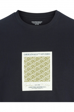 Tricou JACK &JONES Islington AOP - 12273019-Black [1]