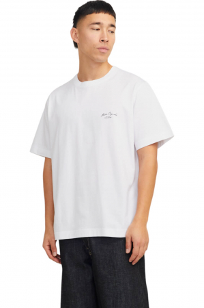TRICOURI - Tricou JACK &JONES Islington Back - 12273015-Bright White