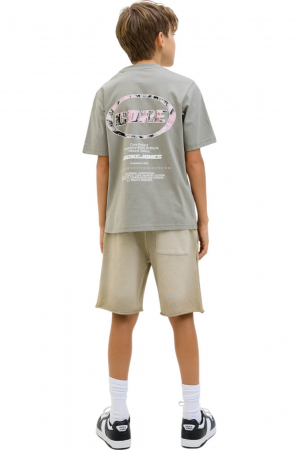 Tricou JACK &JONES Lido AOP Back Print JNR - 12278705-Shadow [1]