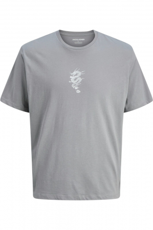 BĂRBAŢI - Tricou JACK &JONES Miko Crew - 12278533-Ultimate Grey