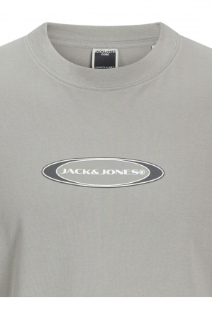 Tricou JACK &JONES Pacer Branding - 12273880-Gray Flannel [1]