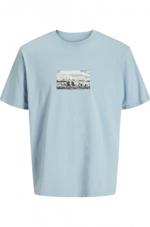 TRICOURI - Tricou JACK &JONES Pacer Photo Branding - 12273775-Subdued Blue