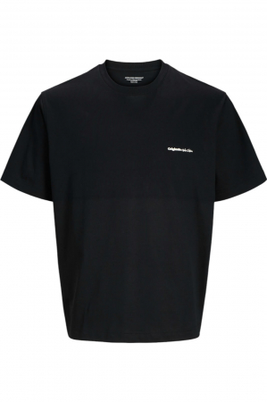 TRICOURI - Tricou JACK &JONES Paros Abstract Backprint - 12273385-Black
