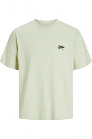 BĂRBAŢI - Tricou JACK &JONES Paros Abstract Backprint - 12273385-Celadon Tint