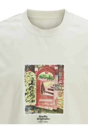 Tricou JACK &JONES Paros Graphics Front - 12273494-Antique White [1]