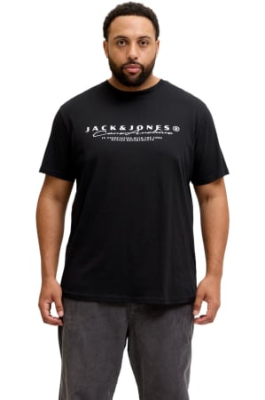 BĂRBAŢI - Tricou JACK &JONES Point Branding PLS - 12292229-Black