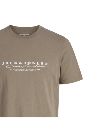 Tricou JACK &JONES Point Branding PLS - 12292229-Desert Taupe [2]