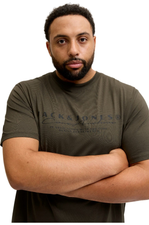 Tricou JACK &JONES Point Branding PLS - 12292229-Grape Leaf [2]