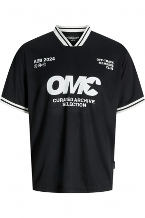 BĂRBAŢI - Tricou JACK &JONES Reflex Football - 12278457-Black