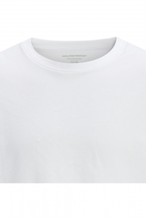 Tricou JACK &JONES Split Twill - 12273109-Bright White [1]