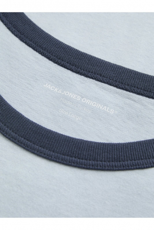 Tricou JACK &JONES Sunday Club SS25 - 12291076-Subdued Blue [2]