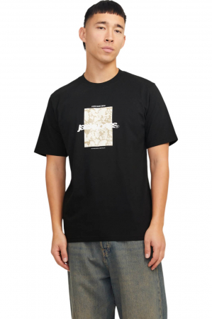 TRICOURI - Tricou JACK &JONES Tarmac Camo Front - 12273239-Black