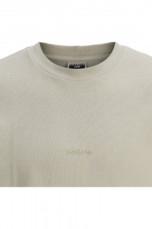 Tricou JACK &JONES Tarmac Fabric - 12273217-Pure Cashmere [1]