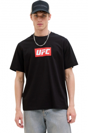 TRICOURI - Tricou JACK &JONES UFC CN - 12290261-Black