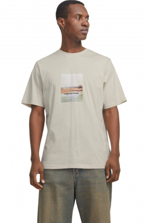 ÎMBRĂCĂMINTE - Tricou JACK &JONES Vesterbro Newton Box - 12265742-Moonbeam