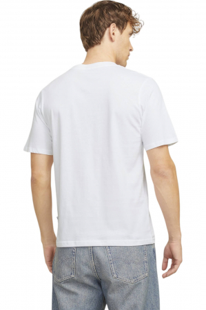 Tricou JACK &JONES Vesterbro Newton Brand - 12265740-Bright White [2]