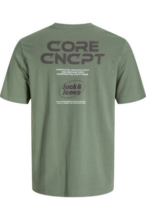 Tricou JACK &JONES Vibrant Back Print - 12277746-Sea Spray [1]