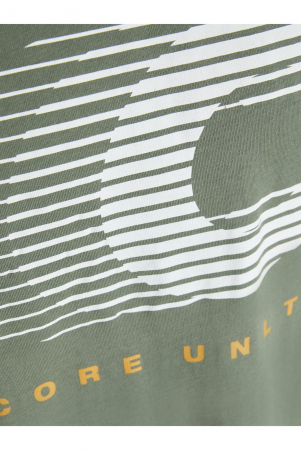 Tricou JACK &JONES Vibrant Crew Neck AW24 - 12277744-Sea Spray [1]