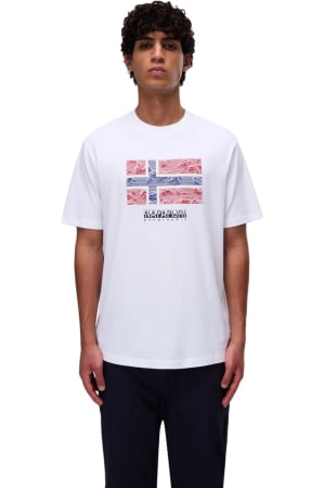 ÎMBRĂCĂMINTE - Tricou Napapijri Drapeau SS - 91K002
