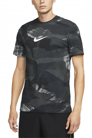 Nike Tailwind Top4running Nike Top Ss Tricou NIKE Dri-FIT Camo AOP