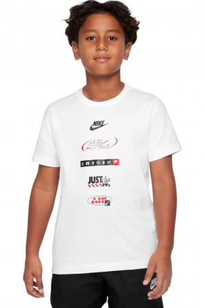 ÎMBRĂCĂMINTE - Tricou NIKE Logos Kids - HM5662-100