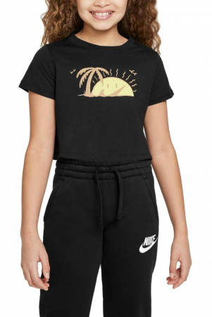 ÎMBRĂCĂMINTE - Tricou NIKE Sun Swoosh Crop - DQ4376-010