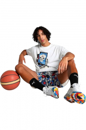 Tricou PUMA Hoops Deck - 624776-01 [4]