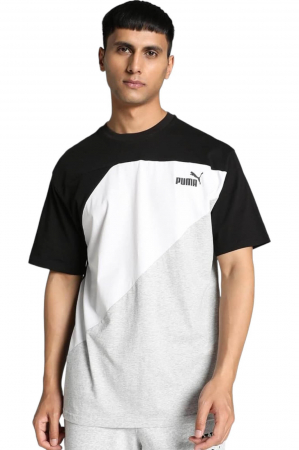 BĂRBAŢI - Tricou PUMA Power Colorblock - 678929-01