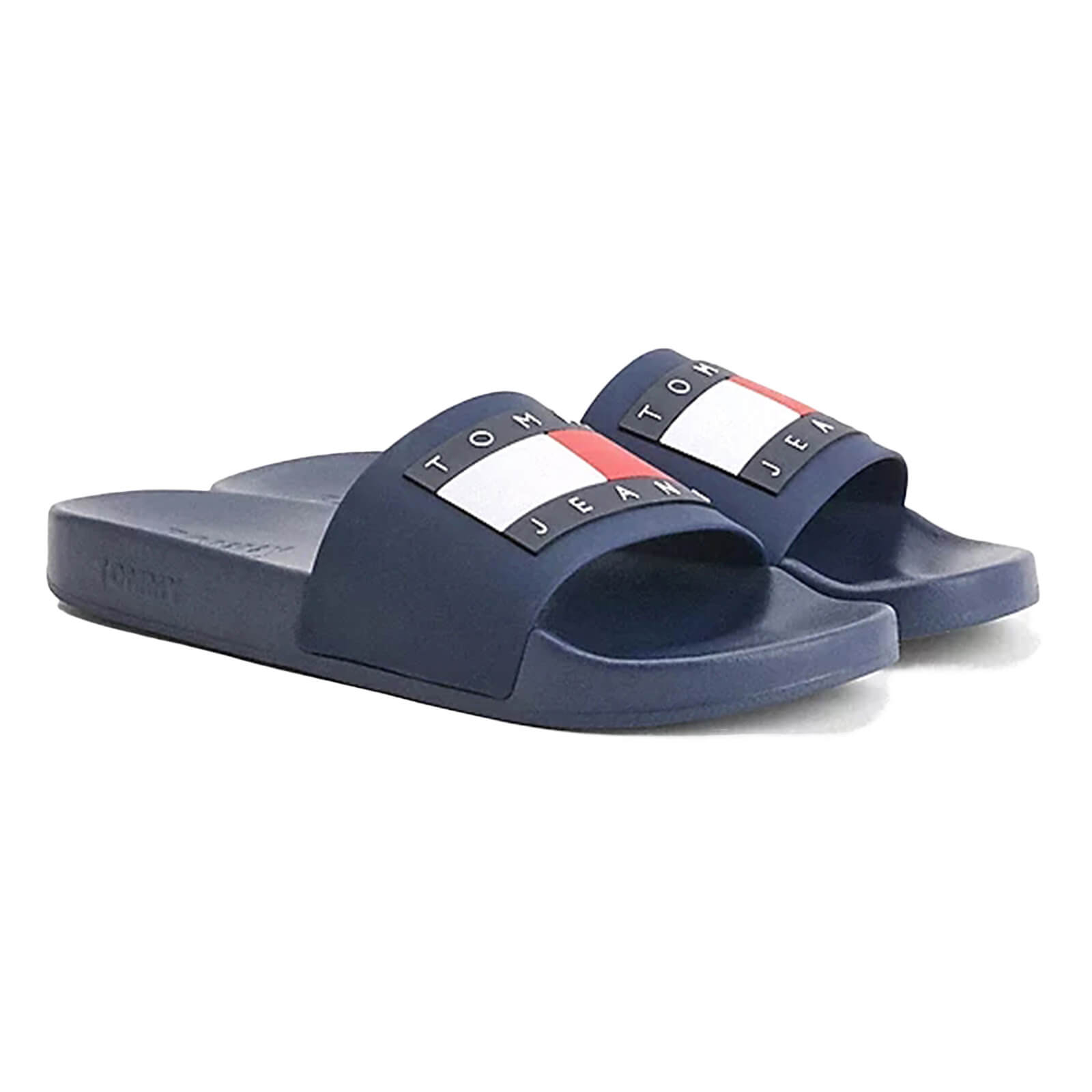 Girlfriend Applied the snow's Papuci Tommy Hilfiger Flag Pool Slide - EM01021-C87