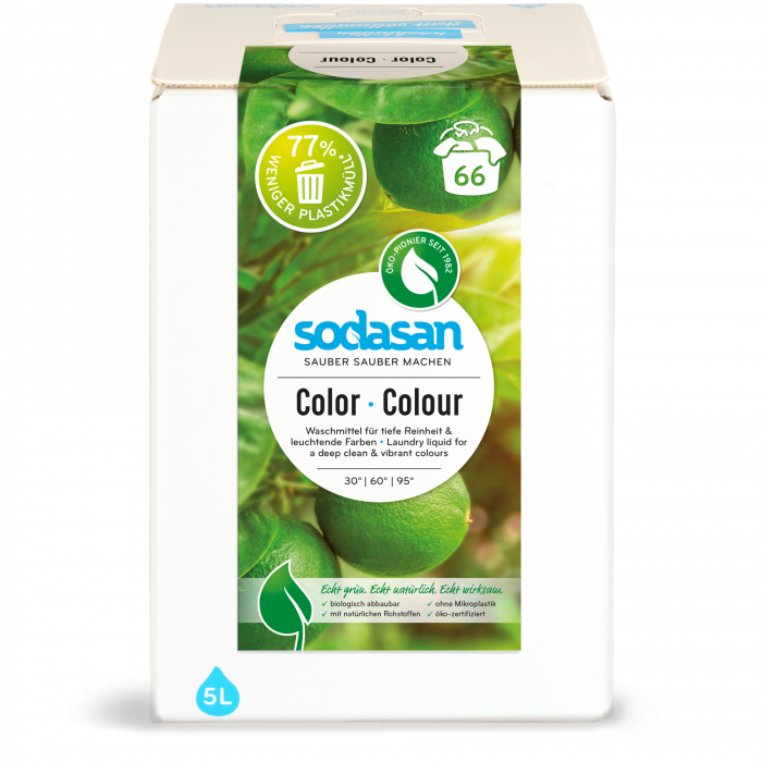 Detergent ecologic lichid de rufe color Lămâie verde Sodasan [1]