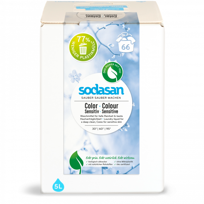 Detergent ecologic lichid de rufe color Sensitiv Sodasan [1]
