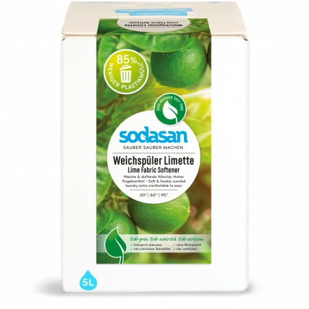 Detergenţi bio de rufe - Balsam ecologic de rufe, cu lamaie verde Sodasan