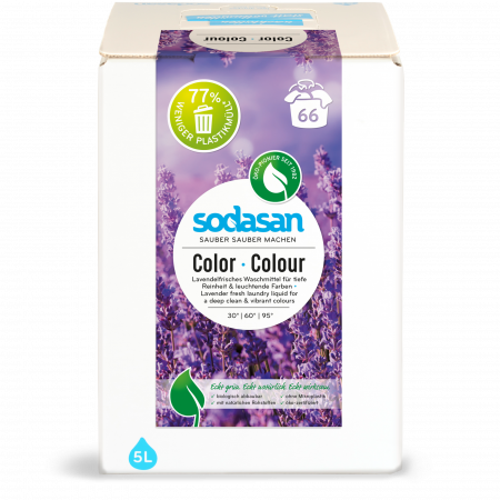 Detergenţi bio de rufe - Detergent ecologic lichid de rufe color Lavanda Sodasan